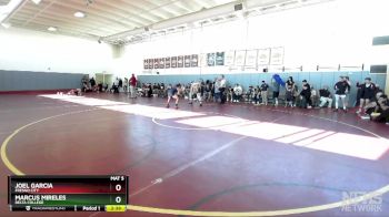 141 lbs Champ. Round 1 - Joel Garcia, Fresno City vs Marcus Mireles, Delta College