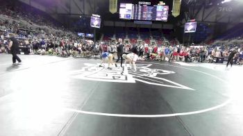 120 lbs Cons 64 #2 - Isaac Hampton, Oregon vs Charlie LaRocca, Indiana