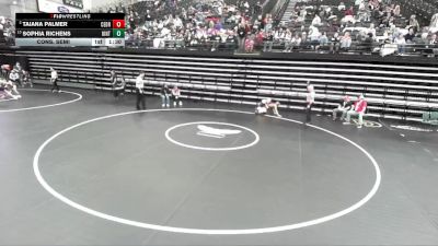 4A 145 lbs Cons. Semi - Taiana Palmer, Cedar vs Sophia Richens, Uintah