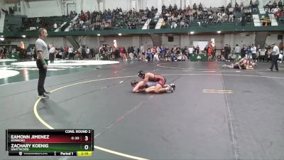 125 lbs Cons. Round 2 - Zachary Koenig, Unattached vs Eamonn Jimenez, Edinboro