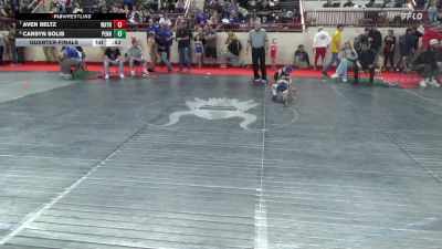 45_G lbs Quarterfinal - Aven Beltz, Waynesboro vs Carsyn Solis, Penn Delco