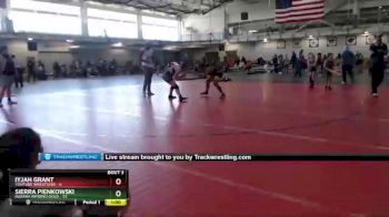 144 lbs Round 2 (4 Team) - Sierra Pienkowski, Indiana INFERNO GOLD vs Iyjah Grant, Youtube Wrestlers