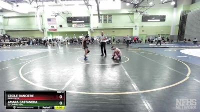 105 lbs Cons. Semi - Amara Castaneda, El Camino Real vs Cecile Ranciere, EAGLE ROCK