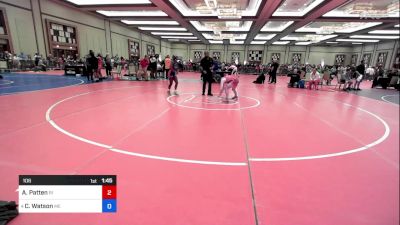 106 lbs Consolation - Allison Patten, Ri vs Catori Watson, Me