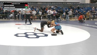 86 lbs Cons. Rd Of 16 - Lincoln Burns vs Amaziah Wilson