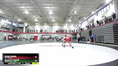 184 lbs Cons. Round 5 - Donn Greer, CSU-Pueblo vs Bradley Mayse, Grand Valley State