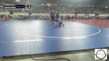 87 lbs Consi Of 16 #2 - Landen Katus, Choctaw Jh vs Hudson Green, Guthrie