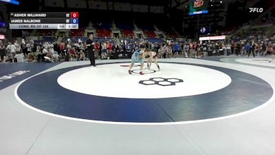126 lbs Cons. Rd Of 128 - Asher Millward, UT vs James Nalbone, NY