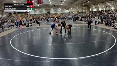 165 lbs Semis & 1st Wb (8 Team) - Isaiah Tuckey, Anderson Co. High School vs Jose Ruiz, Millington Central High School