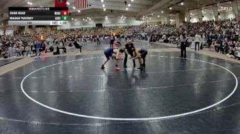 165 lbs Semis & 1st Wb (8 Team) - Isaiah Tuckey, Anderson Co. High School vs Jose Ruiz, Millington Central High School