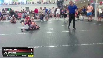 84 lbs Round 4 (10 Team) - Mason Mattevi, Finger Lakes Elite Black vs Lachlan Smith, U2 Upstate Uprising