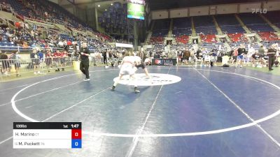 138 lbs Cons 32 #2 - Harry Marino, CT vs Malachi Puckett, TN