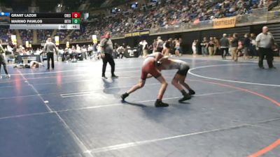 95 lbs Consy 3 - Grant Lazor, Chestnut Ridge vs Marino Pawlos, Bethel Park