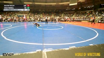 49 lbs Consi Of 16 #2 - Kolter Kelley, Coweta Tiger Wrestling vs Cole Terrell, Shelton Wrestling Academy