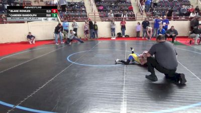 95_B lbs 5th Place - Blake Rowles, Clearfield vs Camden Randolph, Franklin Regional