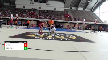 119 lbs Round 2 - Lincoln Yerby, Morton Youth Wrestling vs Kiana Mayne, No Team