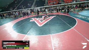 80-86 lbs Round 2 - Hayden Kumfer, Alaska vs Mackenzie Dolan, Idaho