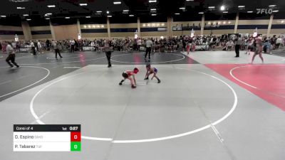 49 lbs Consi Of 4 - Dayvion Espino, Oakdale WC vs Paul Tabarez, TUF California Wr Ac