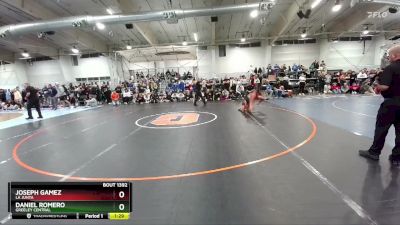 106 lbs Semifinal - Daniel Romero, Greeley Central vs Joseph Gamez, La Junta