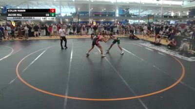 157 lbs Champ. Round 4 - Collin Hamm, . vs Jacob Hill, Unattached