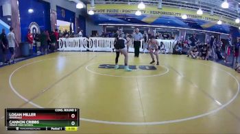 138 lbs Cons. Round 3 - Cannon Cribbs, Venice High School vs Logan Miller, Riverdale