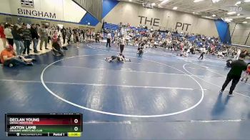 69 lbs Quarterfinal - Jaxton Lamb, Cougars Wrestling Club vs Declan Young, Uintah Wrestling