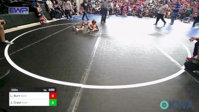 55 lbs Round Of 16 - Laken Burt, Wagoner Takedown Club vs Jack Crain, Skiatook Youth Wrestling