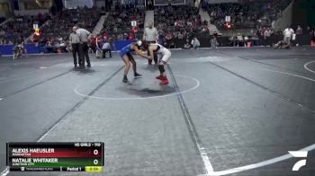 110 lbs Cons. Round 3 - Natalie Whitaker, Junction City vs Alexis Haeusler, Manhattan