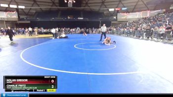106 lbs Cons. Round 4 - Charlie Fritz, Team Aggression Wrestling Club vs Nolan Gregor, NWWC
