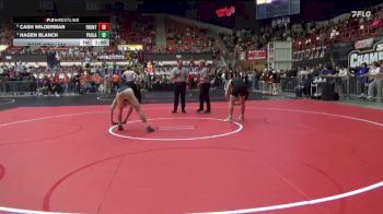 144 lbs Cons. Semi - Cash Wilderman, Frontenac Hs vs Hagen Blanck, Paola Hs