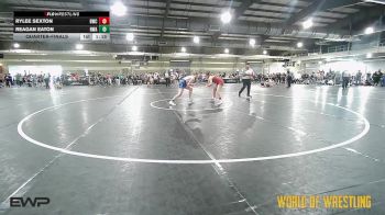 127 lbs Quarterfinal - Rylee Sexton, Berryhill Wrestling Club vs Reagan Eaton, Nebraska Wrestling Academy