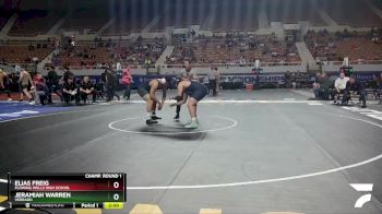 D2-215 lbs Champ. Round 1 - Jeramiah Warren, Verrado vs Elias Freig, Flowing Wells High School