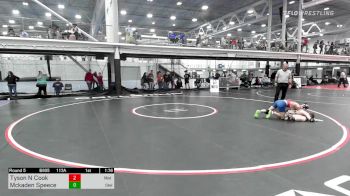 113A lbs Semifinal - Tyson Cook, Mat Assassins vs Mckaden Speece, Steller Trained