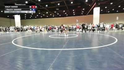 105 lbs 5th Place Match - Kinley Harker, MO vs Felicity Tarango, TX