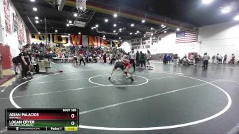 144 lbs Cons. Round 2 - Adian Palacios, Oak Hills vs Logan Cryer, Valencia (Valencia)