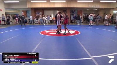 132 lbs Cons. Round 1 - William Caswell, NOVA Wrestling Club vs Arav Reddy, Integrity Wrestling Club