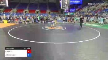 94 lbs Consolation - Ezekiel Witt, Kansas vs Josef Garshnick, Pennsylvania