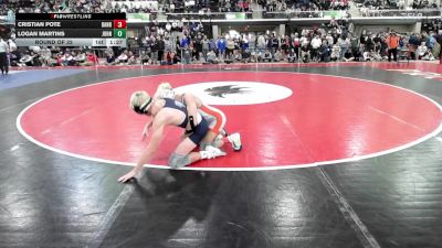 132 lbs Round Of 32 - Cristian Pote, Danbury vs Logan Martins, Johnston