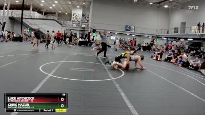 138 lbs Semis (4 Team) - Chris Mazur, Orchard South Gold vs Luke Hitchcock, D3 Training Center