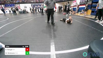 37 lbs Quarterfinal - Hunter Rangel, HBT Grapplers vs Willie Skidmore, Standfast OKC