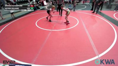 76-80 lbs Rr Rnd 2 - Stetson Rutherford, Grove Takedown Club vs Hayden Williams, Locust Grove Youth Wrestling