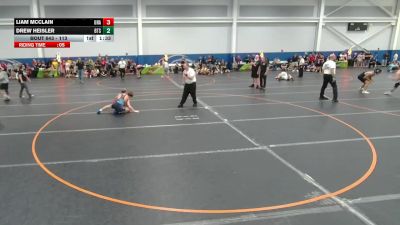 113 lbs Champ. Round 3 - Liam Mcclain, Unattached vs Drew Heisler, Unattached