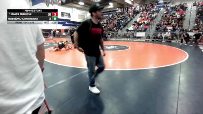 126 lbs Champ. Round 2 - Raymond Contreras, Jurupa Valley vs James Fukuchi, Cerritos