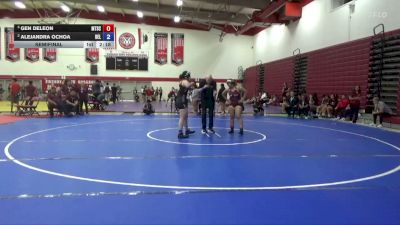 180 lbs Semifinal - Gen Deleon, Mt. San Antonio College vs Alejandra Ochoa, San Joaquin Delta College