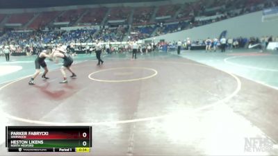 6A-150 lbs Cons. Semi - Parker Fabrycki, Sherwood vs Heston Likens, North Medford