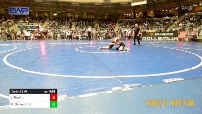 90 lbs Consi Of 8 #1 - Landon Reed, Combat Athletics vs Mark Garren, Storm Wrestling Center