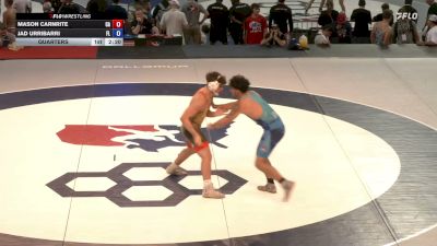 175 lbs Quarters - Mason Carnrite, California vs Jad Urribarri, Florida