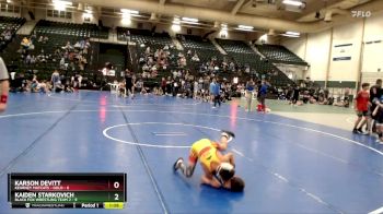77 lbs Round 3 (8 Team) - Karson Devitt, Kearney Matcats - Gold vs Kaiden Starkovich, Black Fox Wrestling Team 2