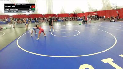 112-117 lbs Round 2 - Lorenz Rios, Glenbard East vs Gabe Swenson, Zimmerman
