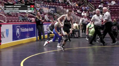 107 lbs First Round - Garrett Weyandt, Chestnut Ridge vs Braiden Lotier, Bishop McDevitt